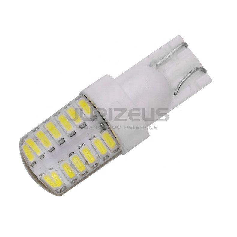 Car LED T10 3014 24SMD Silicon Light Bulb for Trunk Light with Multi Color