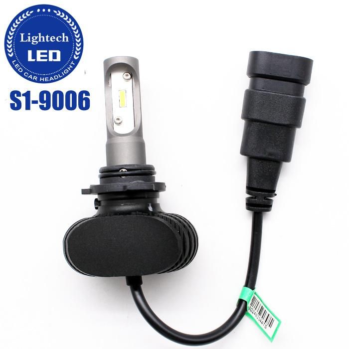 Lightech Wholesale Fanless S1 30W 4000lm Hb4 9006 LED Headlight