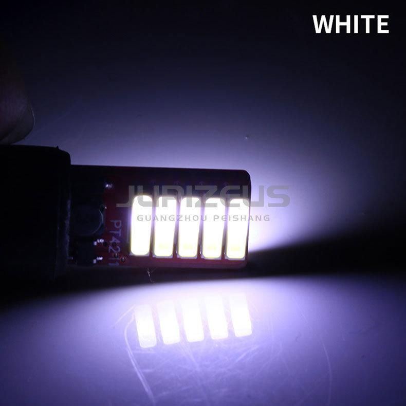 T10 W5w Canbus 10 SMD 7020 LED 10SMD LED Super Bright Wedge No Error Clearance Light DC12V