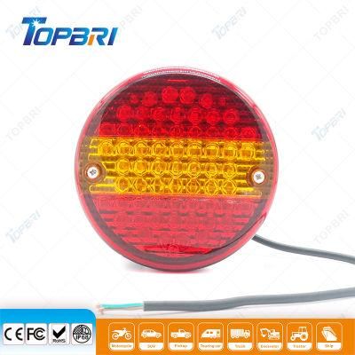 E-MARK Approved 140mm Hamburger LED Trailer Stop Tail Lamp