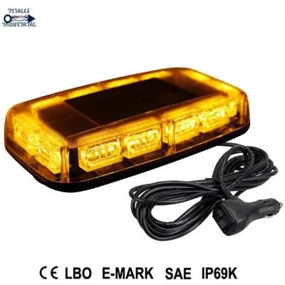High Visibility Emergency Safety Warning LED Mini Strobe Light Bar with Magnetic Base for 12-24V Snow Plow