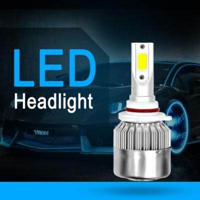 Cheapest C6 H1 H3 LED Headlight COB Chips H7 LED Car Headlights H4 880 H11 Hb3 9005 Hb4 9006 H13 6000K 72W 12V 7200lm Auto Lamps