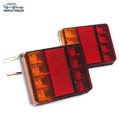 16LED Square Trailer Tail Lights