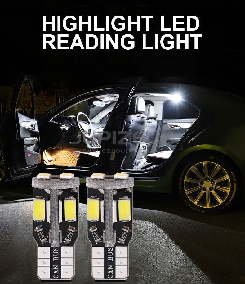 T10 W5w 10 LED 5630 SMD Canbus Error Free Auto Clearance Taillights Car Wedge Parking Dome Lamp Bulb Car Side Light 12V