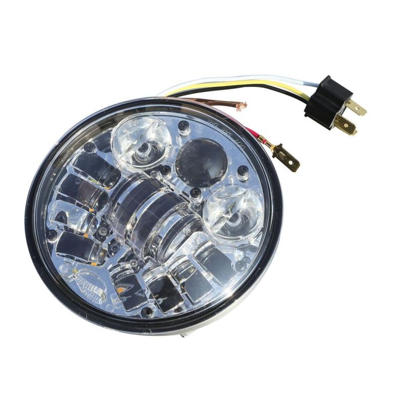 Xf2906D10-E 5.75" Round LED Projector Headlight Lamp Fit for Harley Dyna Xg FXS FL XL