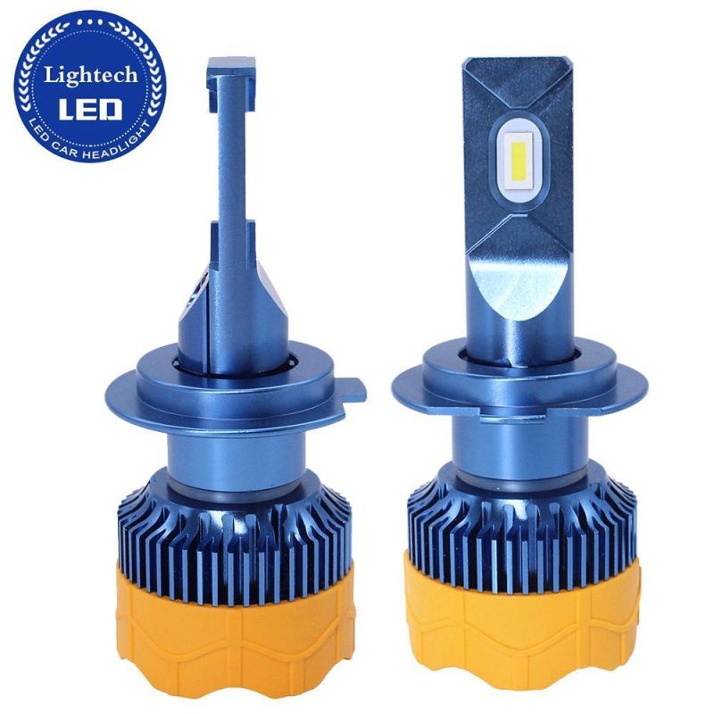 Lightech Wholesale LED Headlight Bulb Gt7 H1 H3 H11 9005 9006 880/881 H7 9012 5202 LED Auto Lights 6000lumen 12V DC Powerful LED Headlight