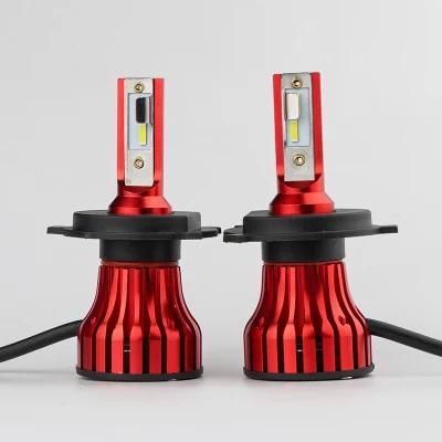 V28 Mini H4 Car LED Headlights 5500lm Auto Headlamp Bulbs Car LED Headlamp