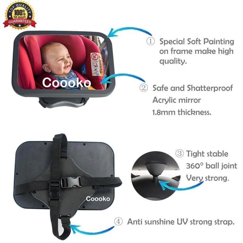 Shatter Proof Acrylic Baby Mirror for Car