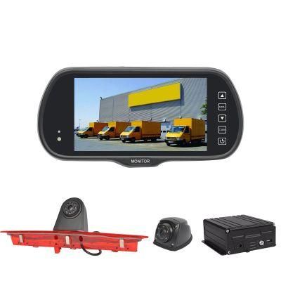 720p HD 2 Way Car Rear View Mirror Monitor for Truck Van Vehicle with Network DVR