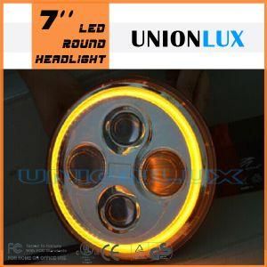 Super Bright 1000lm 7inch LED Round Headlight with Angel Eyes
