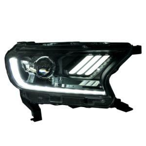 Mustang Style Auto Biled Headlight Car LED Light for Ford 2015 Ranger Endeavour Everest