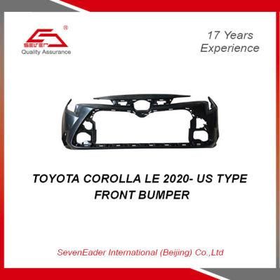 Wholesale Auto Car Spare Parts Front Bumper for Toyota Corolla Le 2020- Us Type