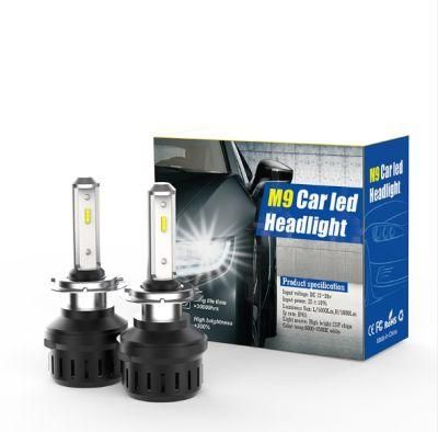 Auto Lamp LED Headlight M9 Hb3 Hb4 H1 H4 H7 H11 LED Carlight 25W 12W 8000lm