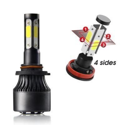 4 Side LED Headlight Bulb H4 H7 H11 H13 Hb3 9005 Hb4 9006 9004 9007 LED Car Headlight Bulb 12V