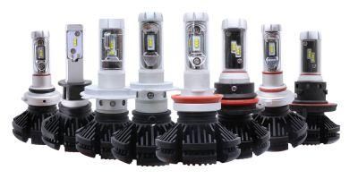Auto Lighting Wholesale X3 H4 Series High/Dipped Beam12V 24V H7 LED Headlights H4 LED Bulb Car Light 6000K 12000lm Headlight