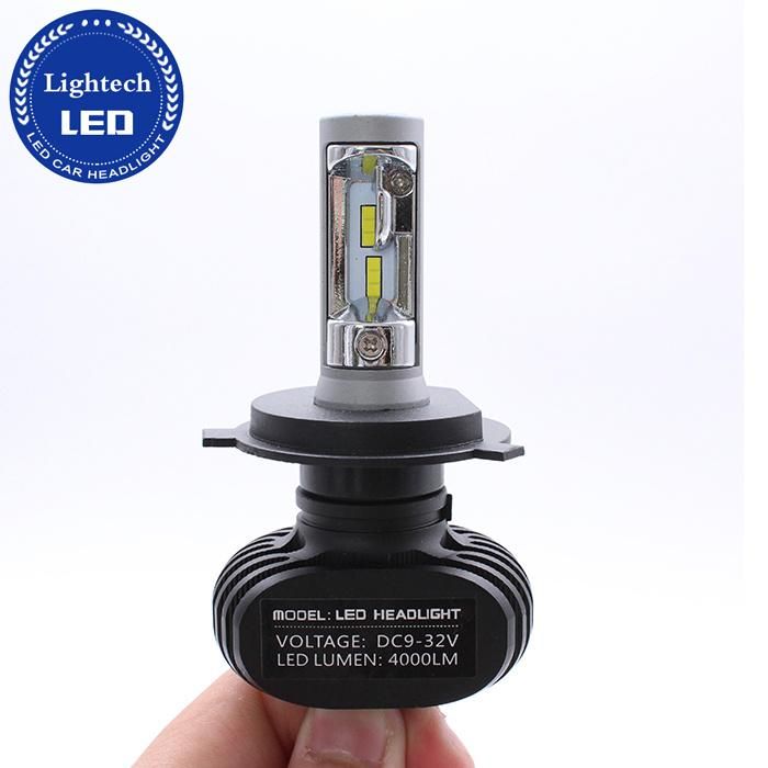 S1 4000lm Seoul Csp 9005 H4 H7 P13 Psx24W LED Headlight Bulb Car LED Lamp