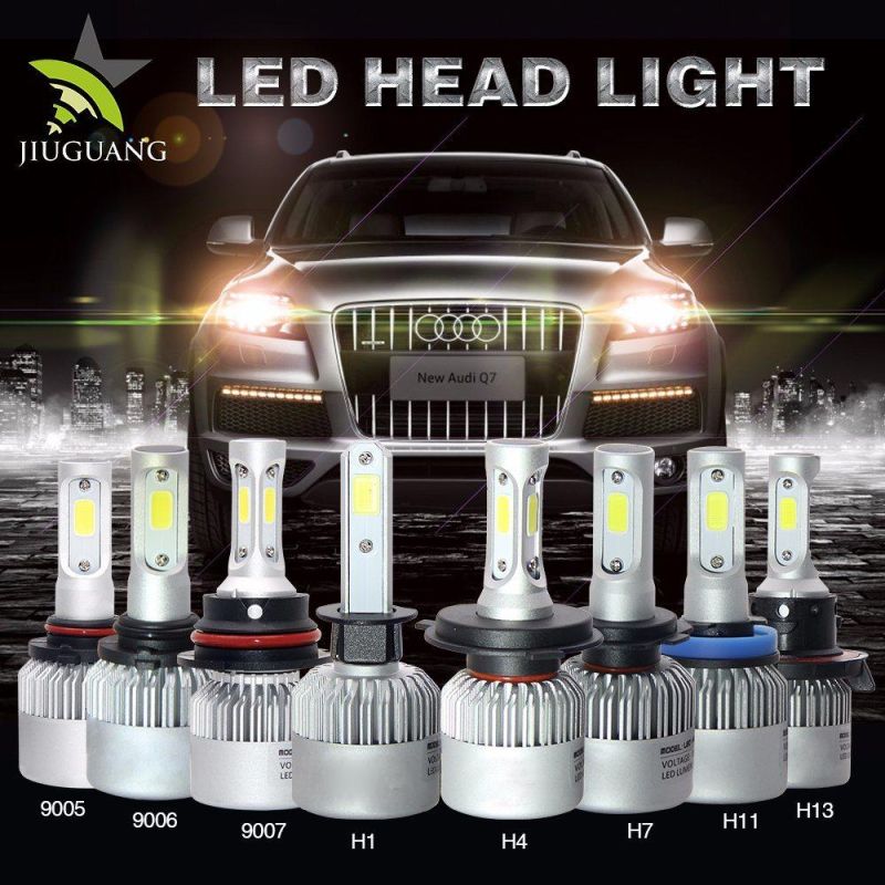 3 Side Auto Super Bright Waterproof Headlight 9004 9003 H11 H7 S2 Car LED Light Bulb H4