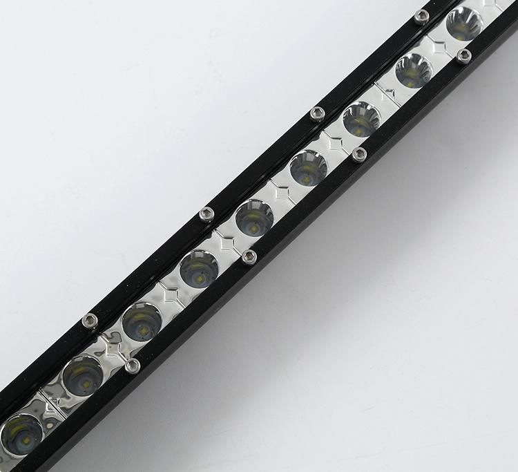 18W 54W 114W Single Row Slim LED Light Bar for Jeep 4X4 Offroad