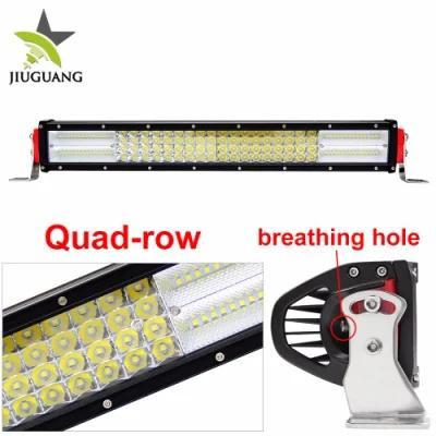 Wholesale 8d Spot Flood Combo 384W 4 Row 22 Inch CREE LED Light Bar off Road for Jeep Wrangler