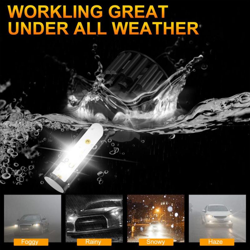 Powerful Super Bright LED LED Headlight Z3 H4 Auto Lamp Car Automobiles LED Head Lamp 12V 45W 6000K White Light 30000 Hours