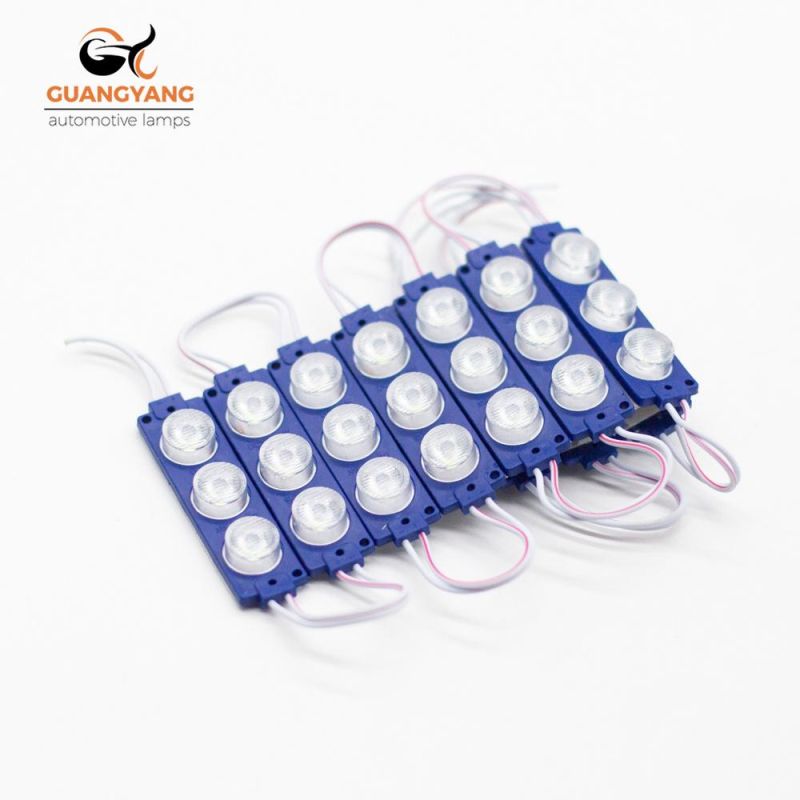 Double Row 6 Lights Blue 12V 3W LED Mini Panel Module High Quality Module Light