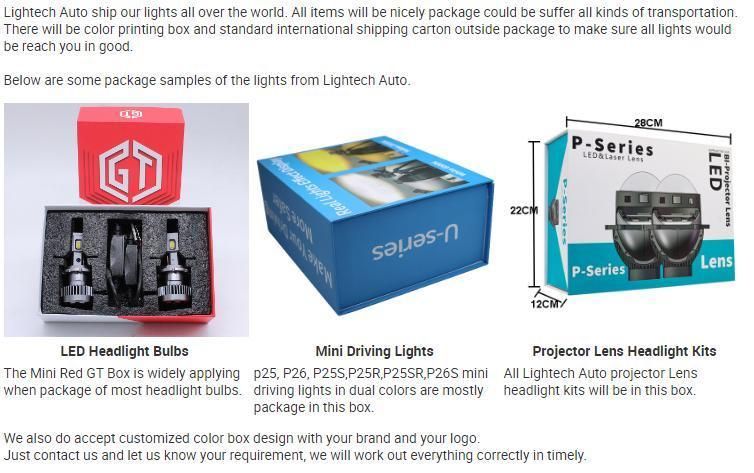 Superior LED Headlight for Automotive Bulbs Gt3 Lamps H7 H11 Hb3