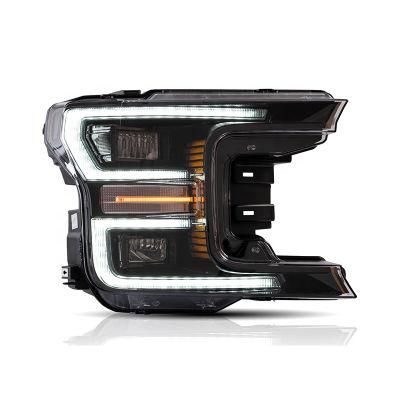 Sequential Turn Signal Full LED Head Lamp 2018 2019 Headlights for Ford F150