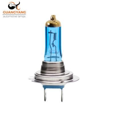 Car Halogen Bulb H7 12V 55W Double Blue Golden Coating