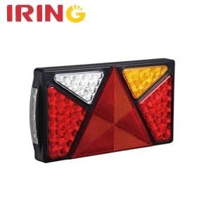 Waterproof LED Combination Tail Light for Truck Trailer with Number Plate E4 (LTL2600)