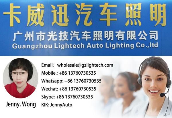 White Car Angel Eye LED Lights 12V 40W