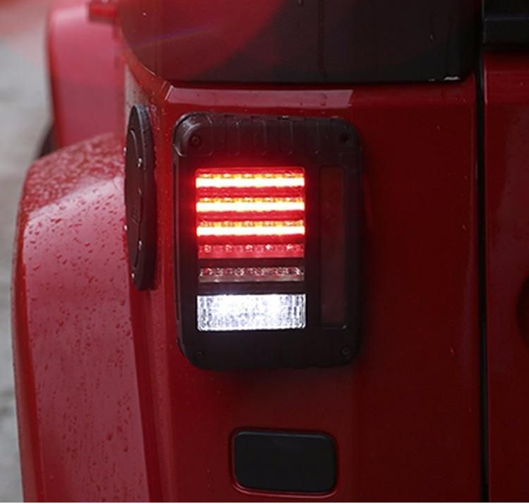 LED Tail Light for Jeep Wrangler Jk Brake / Reverse / Turn Signal Lamp Back up Rear Parking Stop Light for 07-18 Jeep