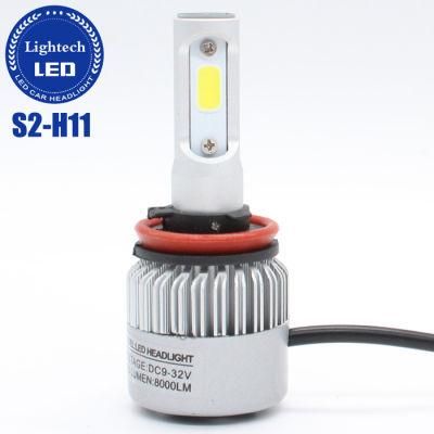 Lightech 8000lumen H11 COB S2 LED Light for Auto