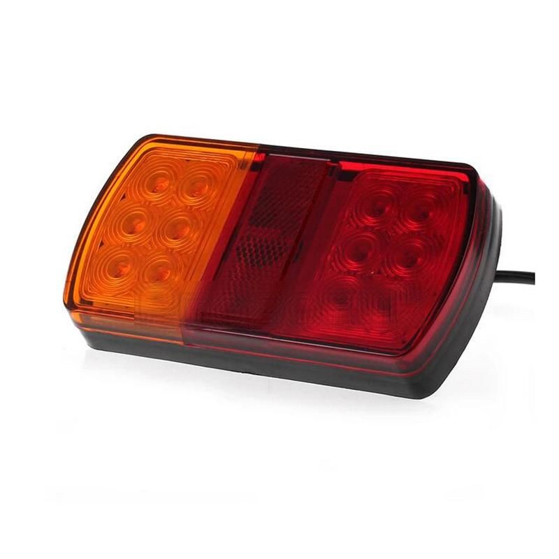 12LED Rectangle Combination Trailer Tail Lights