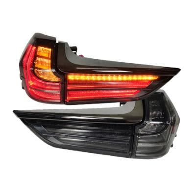 LED Tail Light Rear Back Lamp for Cygnus Lx570 2016-2018 Year Smoke Housing Clear Lens Red/Smoke Black