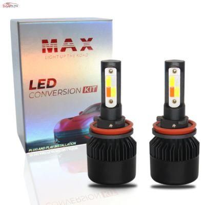 Wholesale Carolyn S2 4 Color Flash LED Headlight Bulbs H1 H3 9005 9006 H4 H7 Auto Lamps Bulb H11 LED Headlight