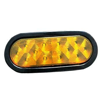 DOT SAE Approval UV PC 6&quot; Oval 24V 12V Stop Lamp LED Light for Truck and Trailer Auto Lamp