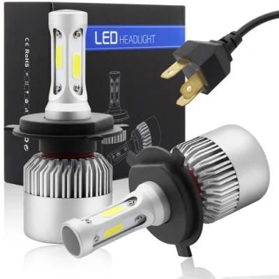 Best Seller COB LED S2 LED Light H4 H11 H7 LED on Promotion Light LED Car H4 LED Headlight