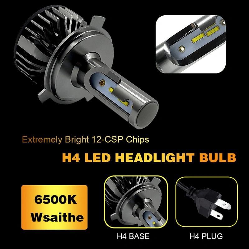 Automobile Headlight F2 LED 1860 bulb H4 H3 H1 H11 H7 9005 9006 9012