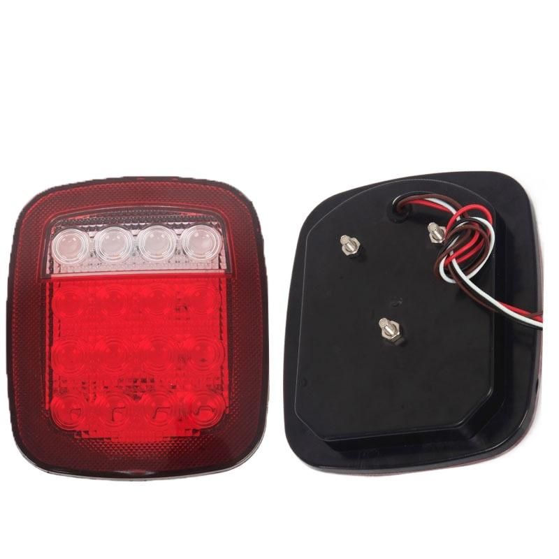 16LED Square Combination Trailer Tail Lights