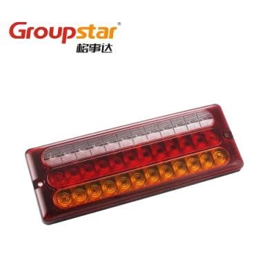 Rectangle LED Trailer Light Turn Indicator Stop Tail Reverse Combination Tail Lamp Truck LED Auto Light