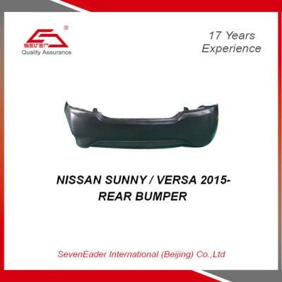 High Quality Auto Car Spare Parts Rear Bumper for Nissan Sunny / Versa 2015-