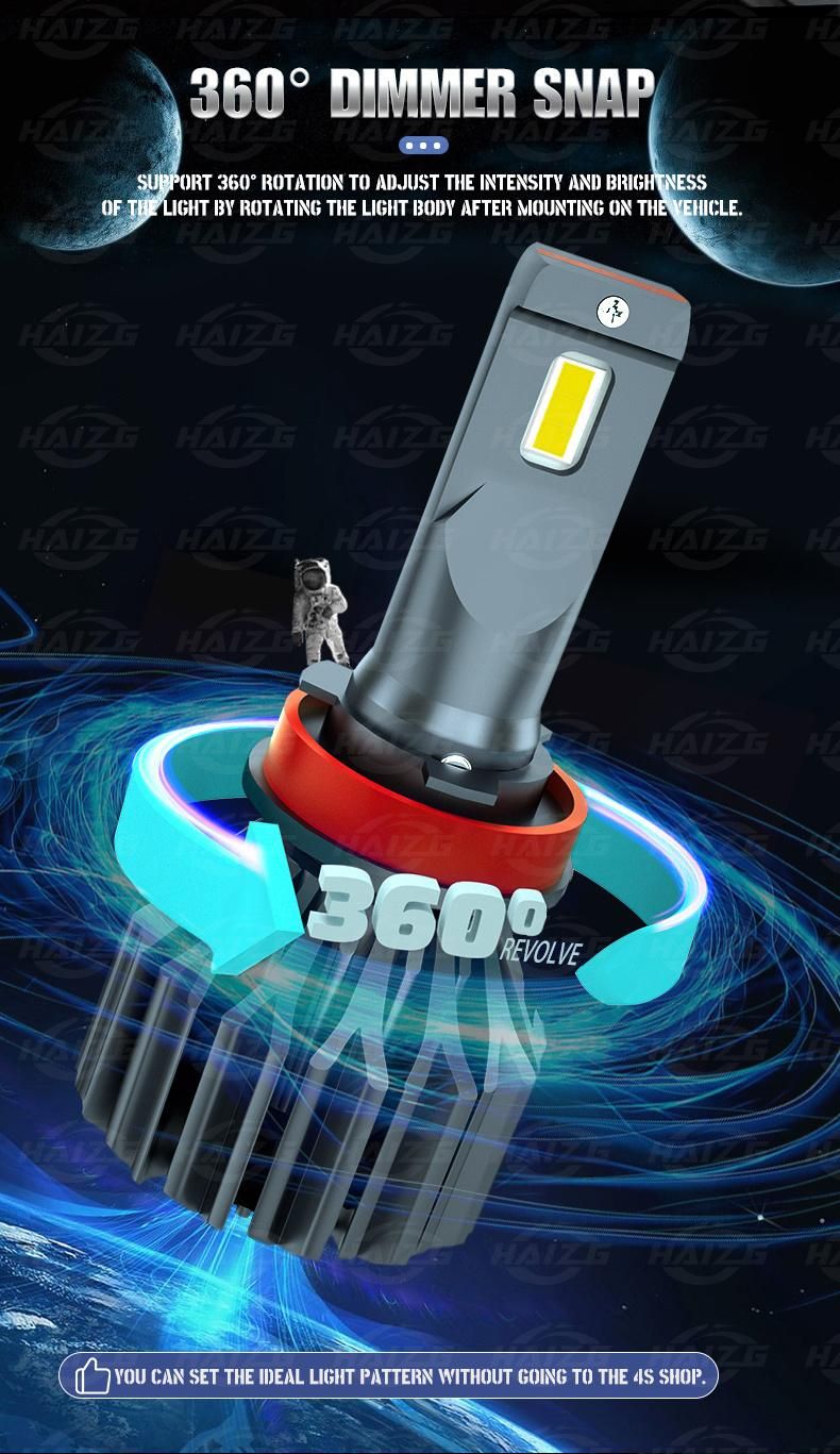 Super Bright S10 80W High Power Auto Car Accessories 12V LED Headlight Bulbs H1 H4 H7 H11 9005 9006 Car LED Headlight