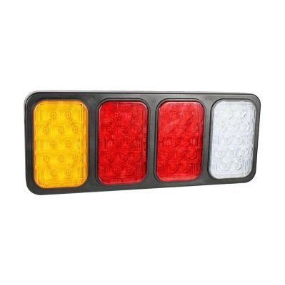 Manufacturer Adr UV PC Rectangle 10-30V Stop Turn Reverse Tail Jumbo Trailer Combination Lamps LED Truck Rear Light