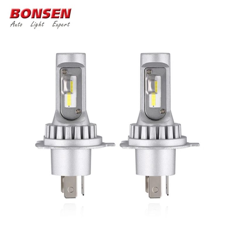 All in One Design V10 30W 3000lm Car H4 H13 H7 H8 H9 H11 LED High Low Beam Headlight Bulbs