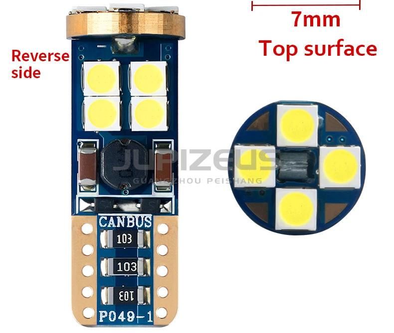 Canbus T10 12SMD 3030 Car LED Wedge Light Plate License 194 2825 501 Bulb