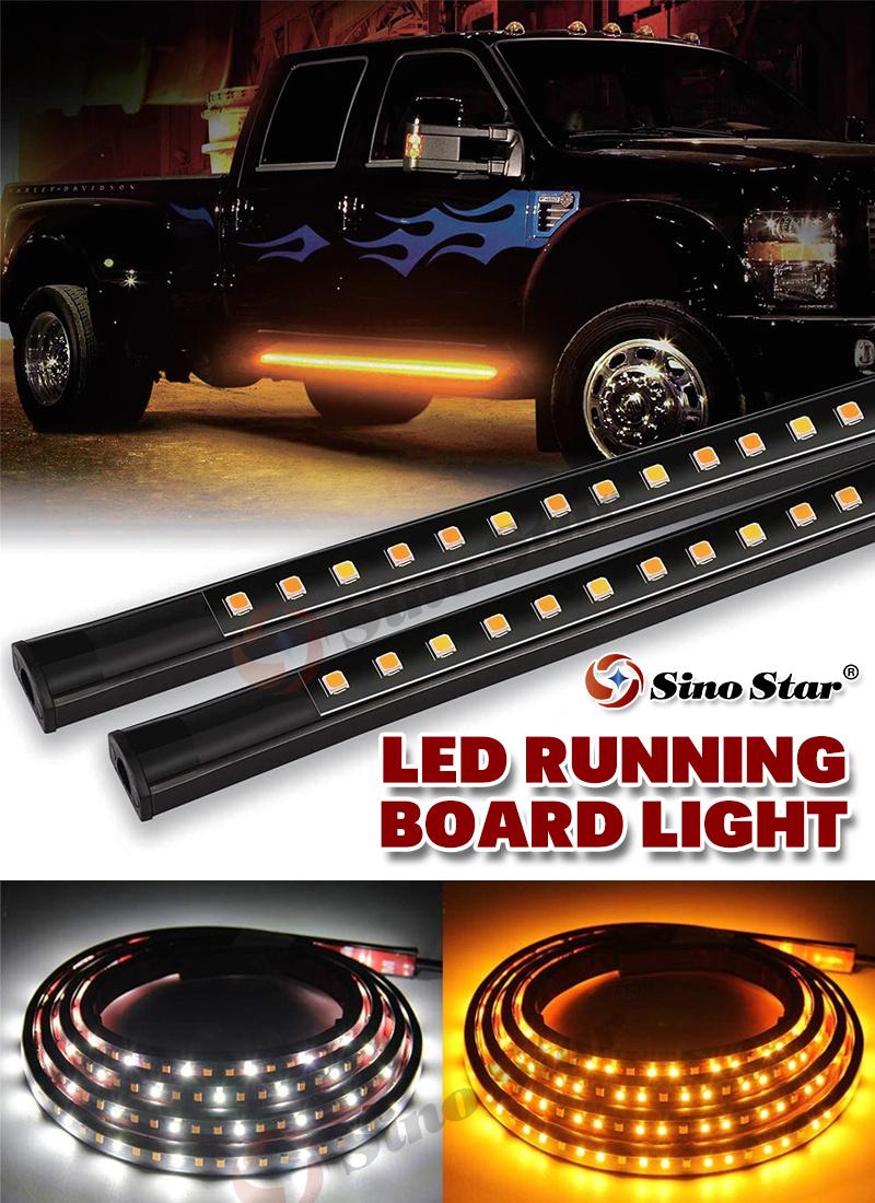 Sw71514820 2PCS 48" Car LED Running Board Light Kit Side Step Strip for Truck SUV