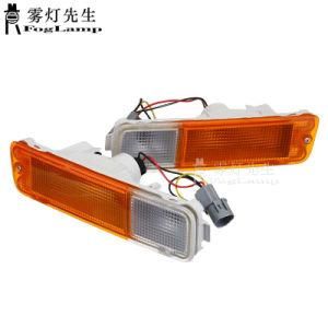 2PCS Car Front Bumper Fog Light Bar Lamp Indicator Blinker Car Lights for Mitsubishi Triton Ute Mk Series 1 2 3 1996~2006