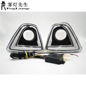 for Mazda Cx5 2012-2015 DRL Car LED Daytime Running Giide Lights Turn Signal and Dimmer Style 12V Fog Lamp Freeshiping