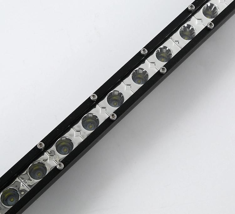 Luz De LED 18W 54W 114W Slim Thin Single Row 4X4 Car LED Light Bars