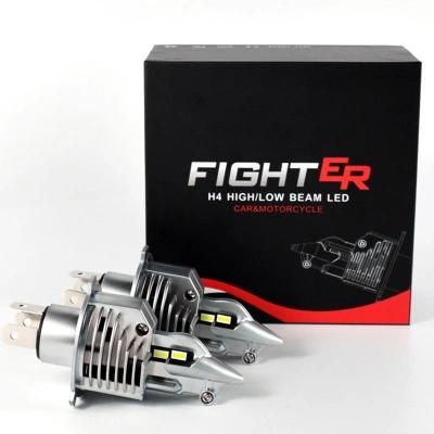 Auto Parts Super Bright Fighter Wx Car H4 LED Headlight Bulbs 3000K 6000K High Low Beam H1 H3 H7 H8 9012 Hb3 Hb4 Universal Car LED Headlight
